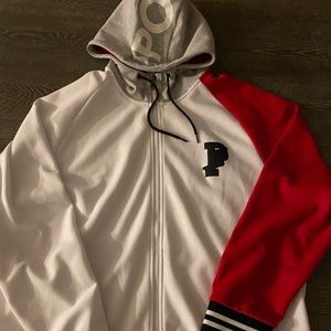Polo p-wing zip up hoodie 2XL
